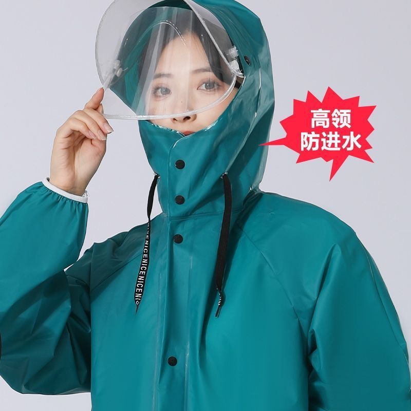 Adult Long Eva Raincoat Rainproof Electric Battery Car Men'S And Women'S Single Rainproof Poncho - Image 3